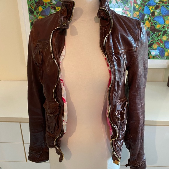 D & G, Dolce & Gabbana leather jacket - Picture 1 of 9